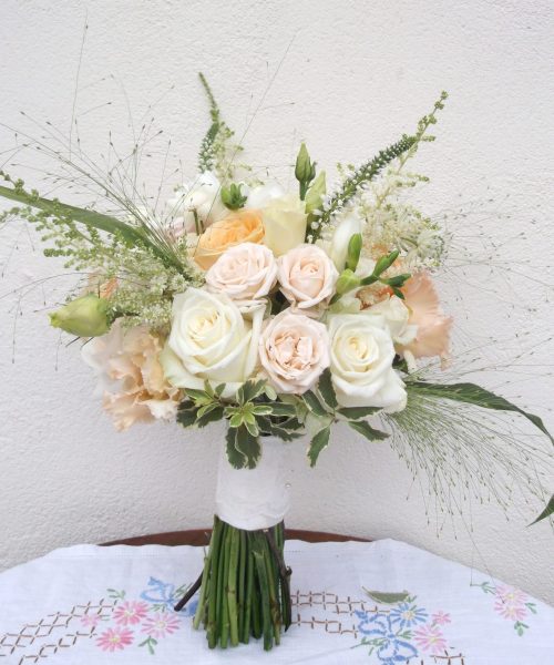 Bridal-Bouquet-Classic-Peach-White-Roses-Larkspur-Floral-Design-Cambridge-UK