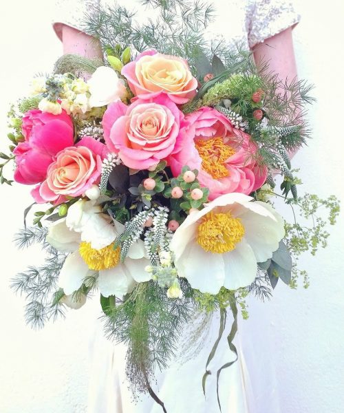 Large oversized bouquet peony