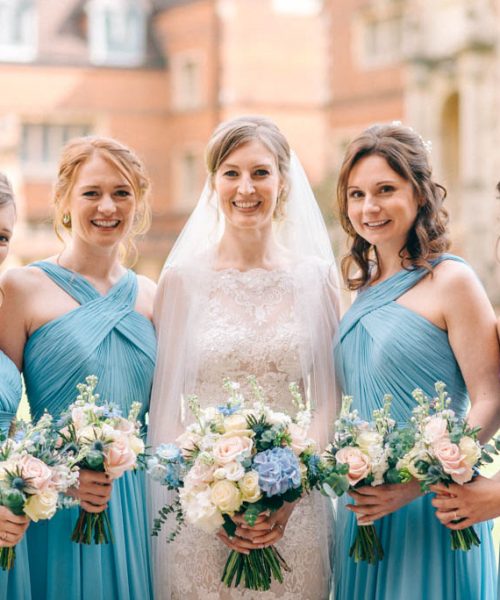 Selwyn College wedding bouquets larkspur floral design Cambridge uk