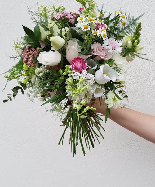 bridal meadow flowers bouquet